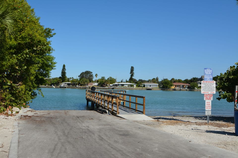 boat ramp and fishing pier, short walk from the house