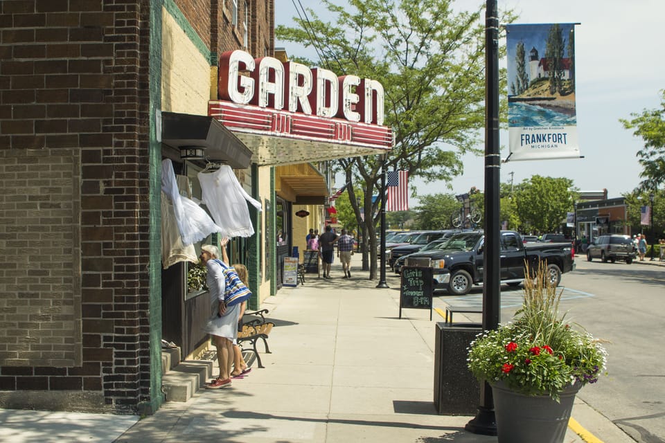 Walking distance to first-run vintage movie theatre