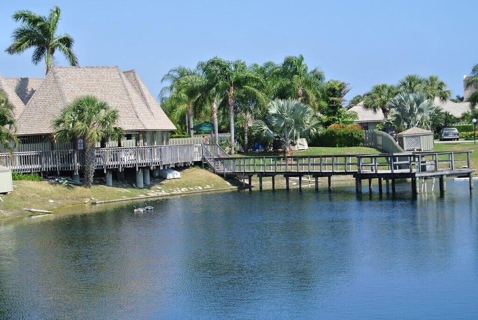 Clubhouse and lake