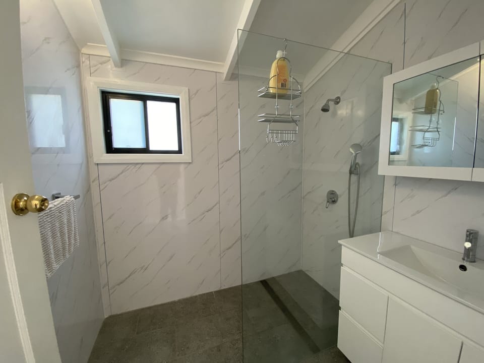 Ground floor shower