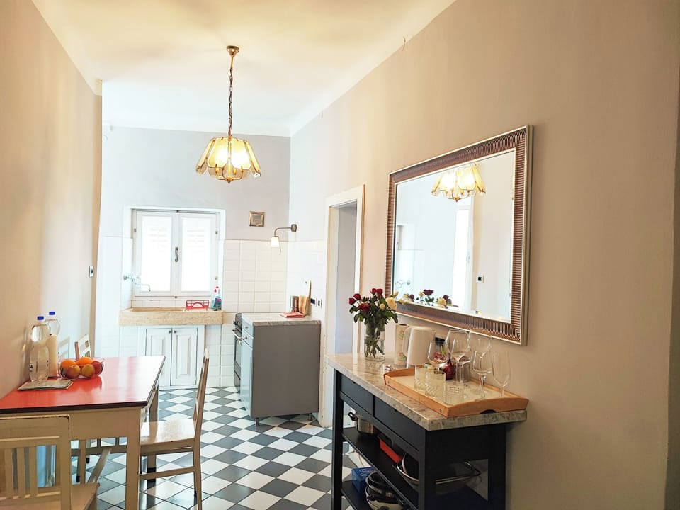 Open space kitchen and dining area 