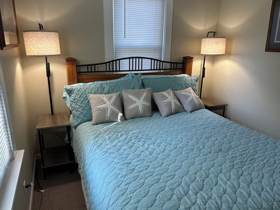 First floor bedroom - queen bed.