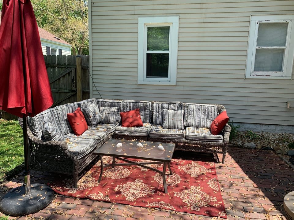 Backyard patio