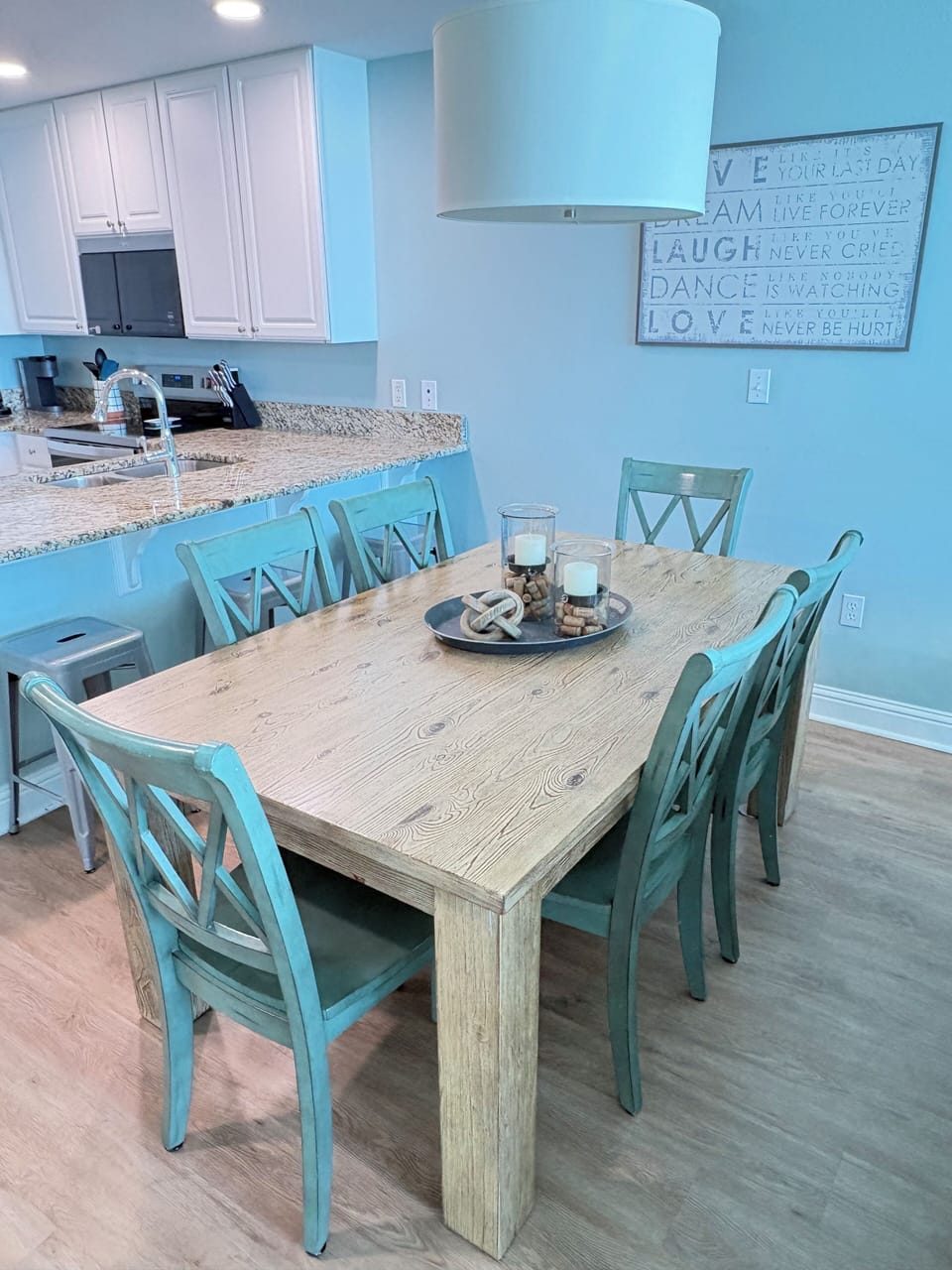 Updated dining room