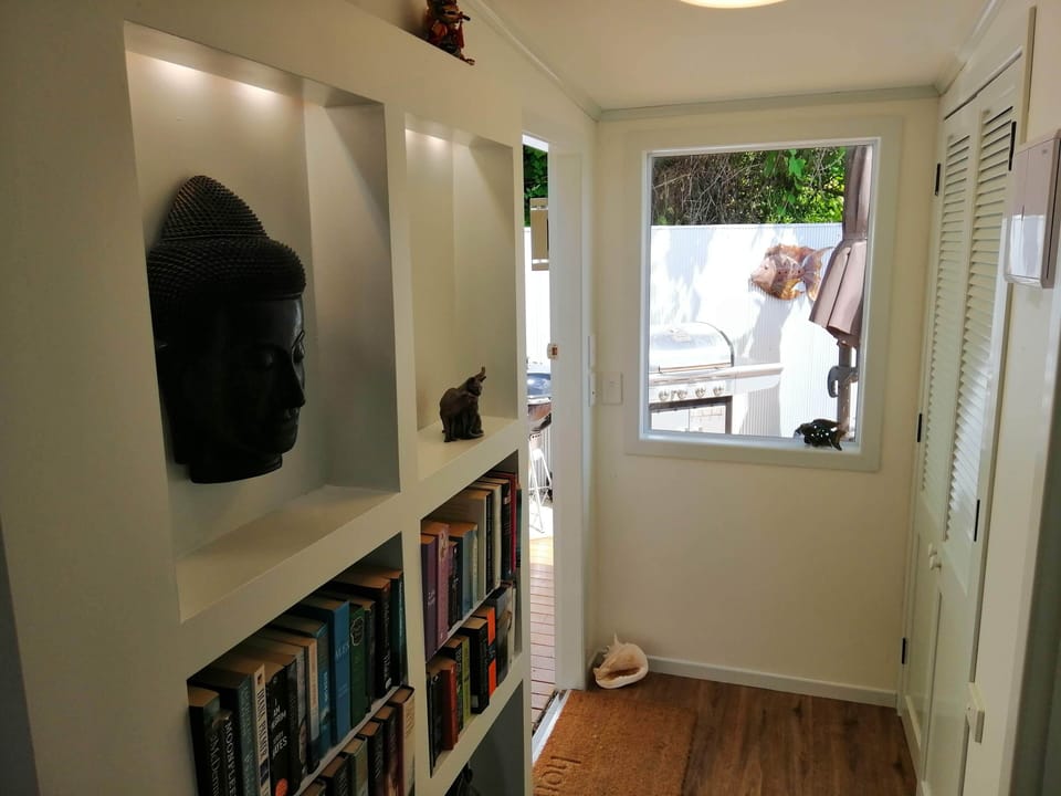 Back entrance & laundry cupboard