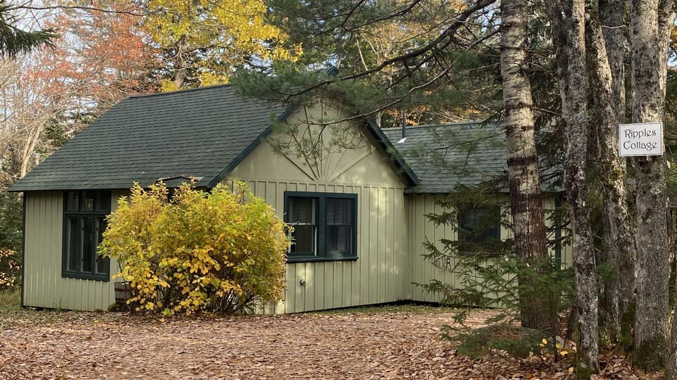 Newly painted Ripples Cottage