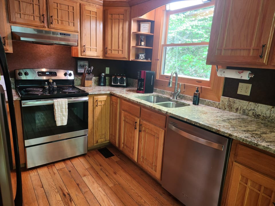 Fully stocked kitchen 