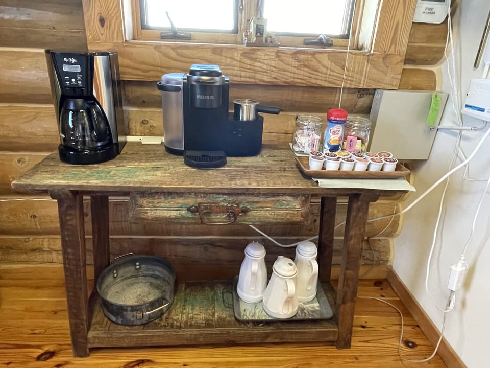 Main floor coffee area