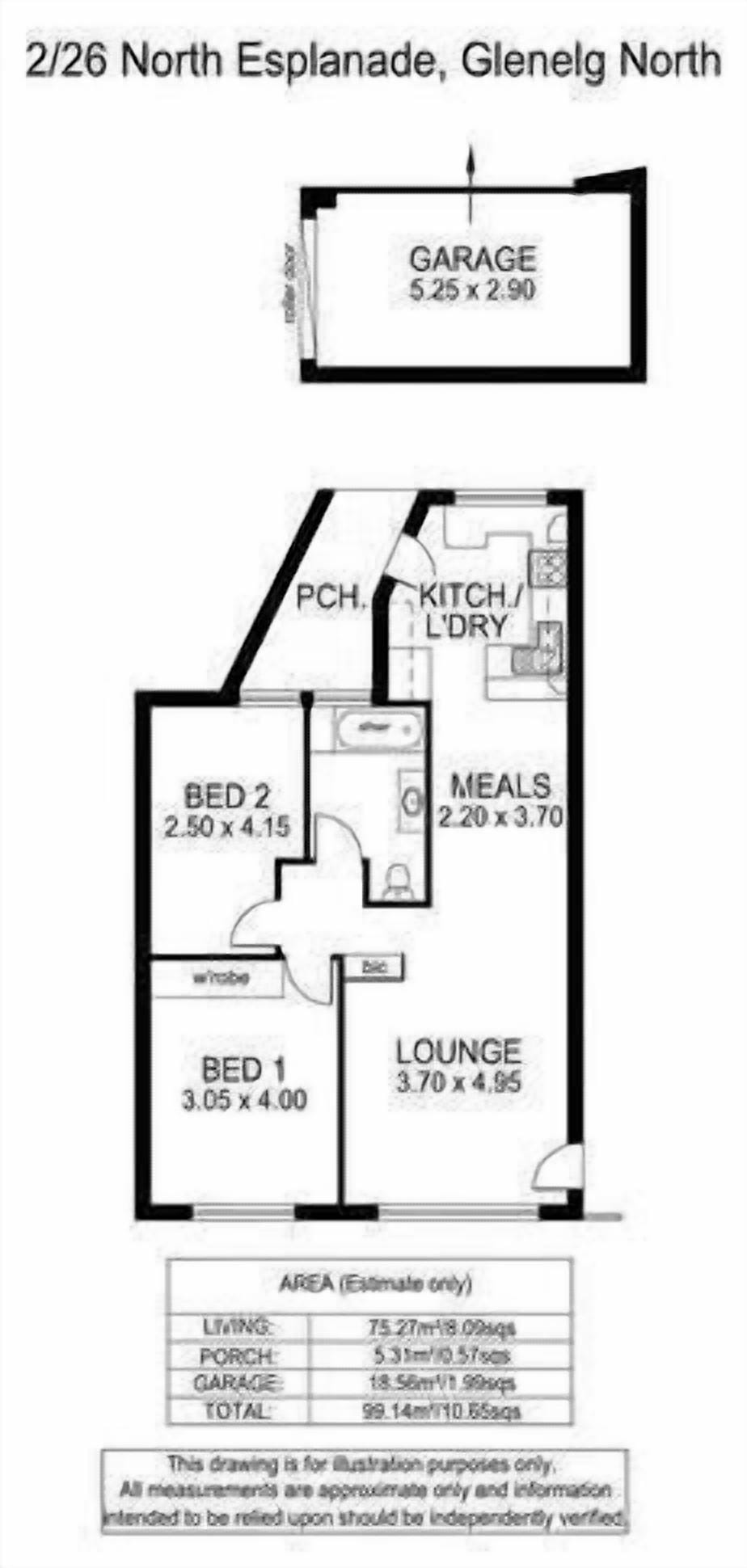 Please note garage area not available for guest use