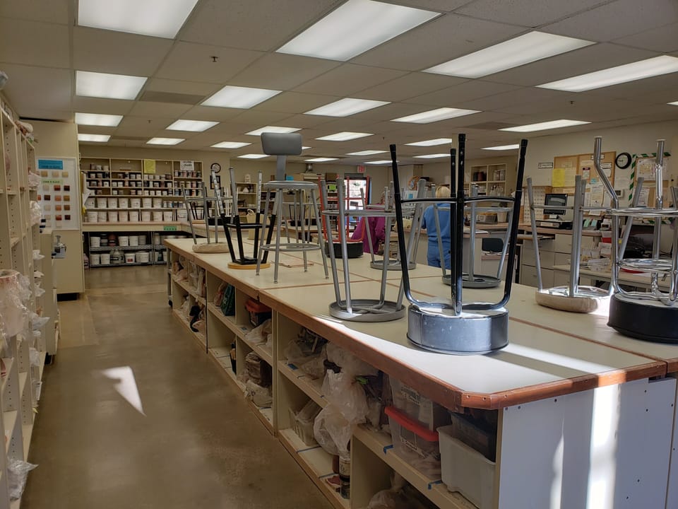 Clay Studio at Santa Rita Rec Center