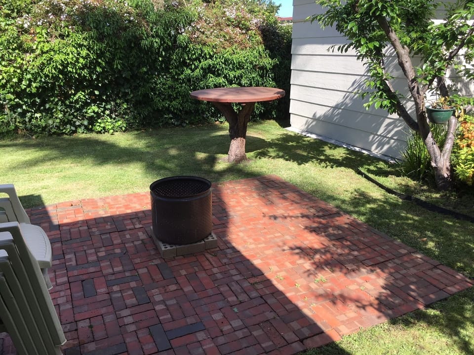 Outdoor campfire