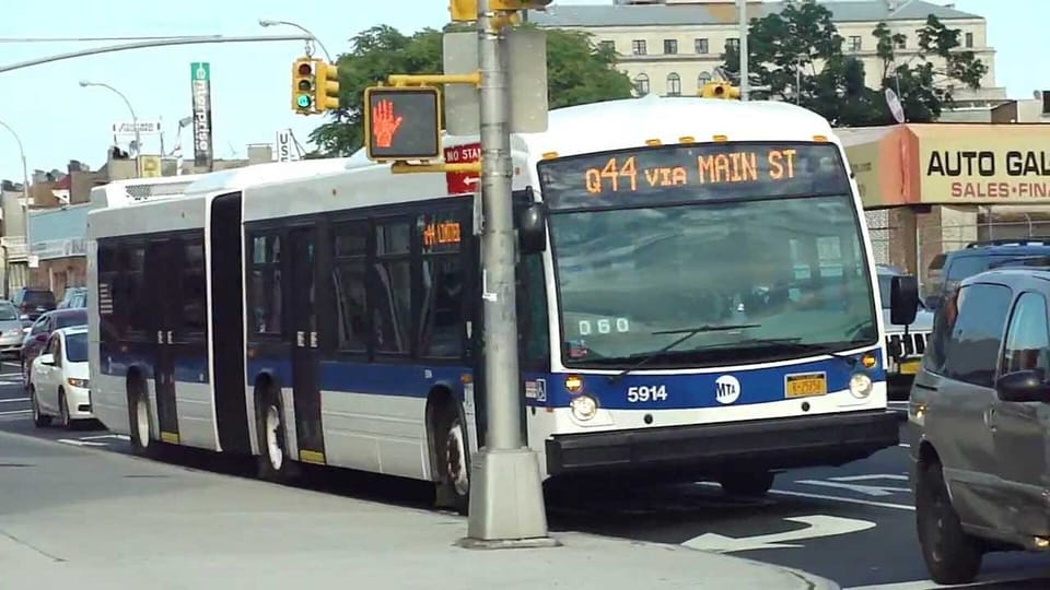 Q44 (also Q20A & Q20B) to Downtown Flushing - 5 minutes