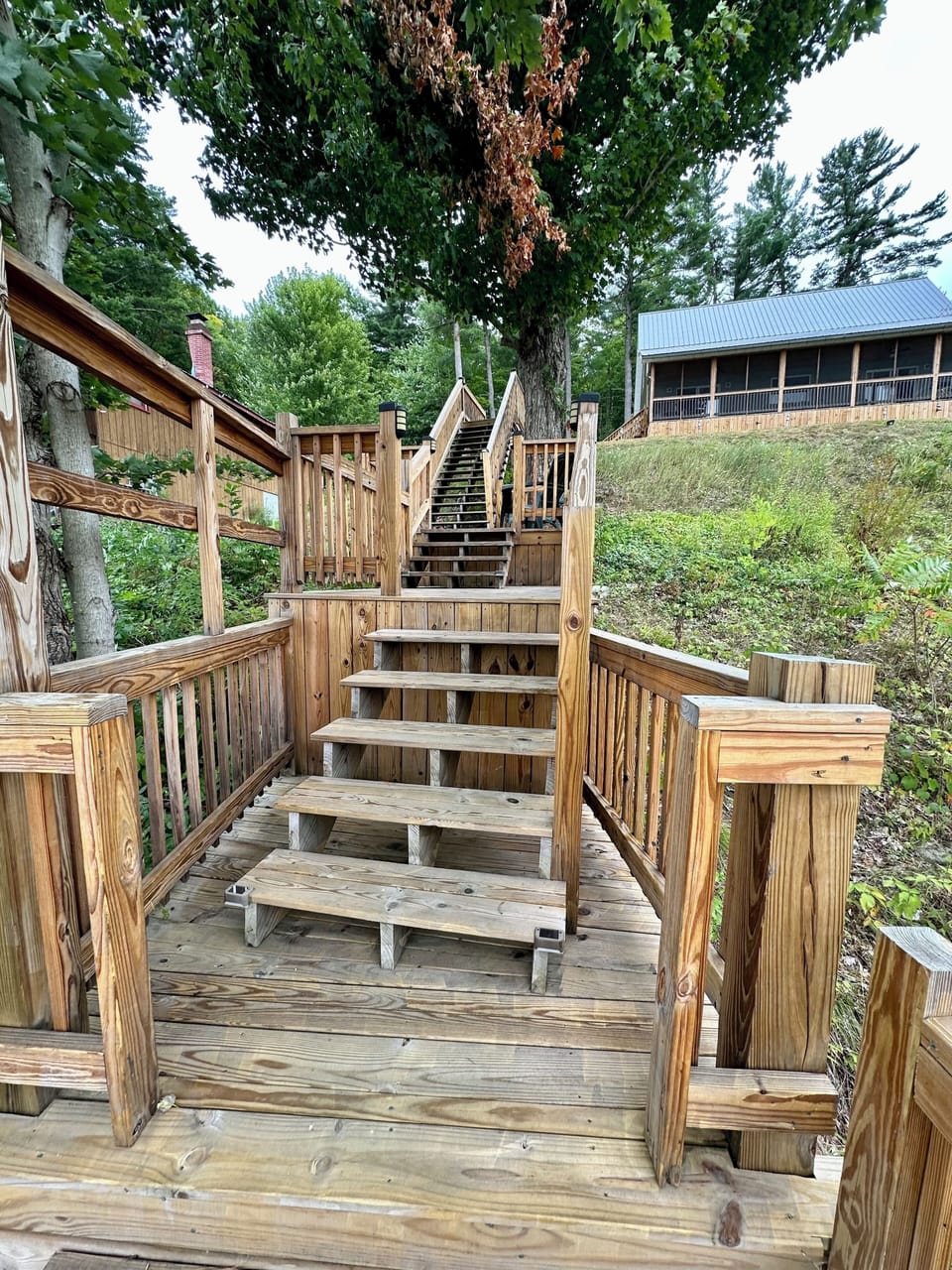 Stairs to 20 foot dock