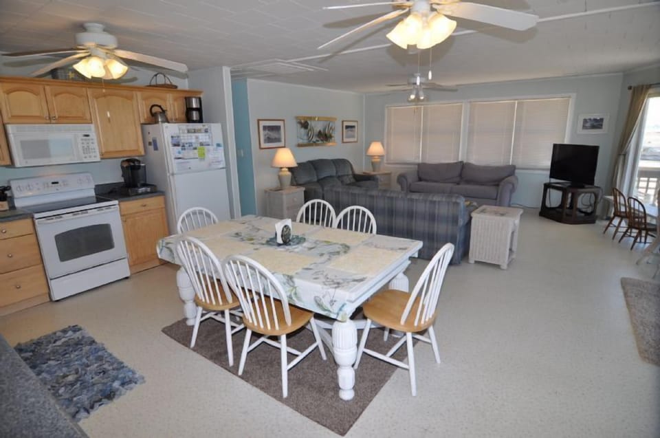 The view of the main room