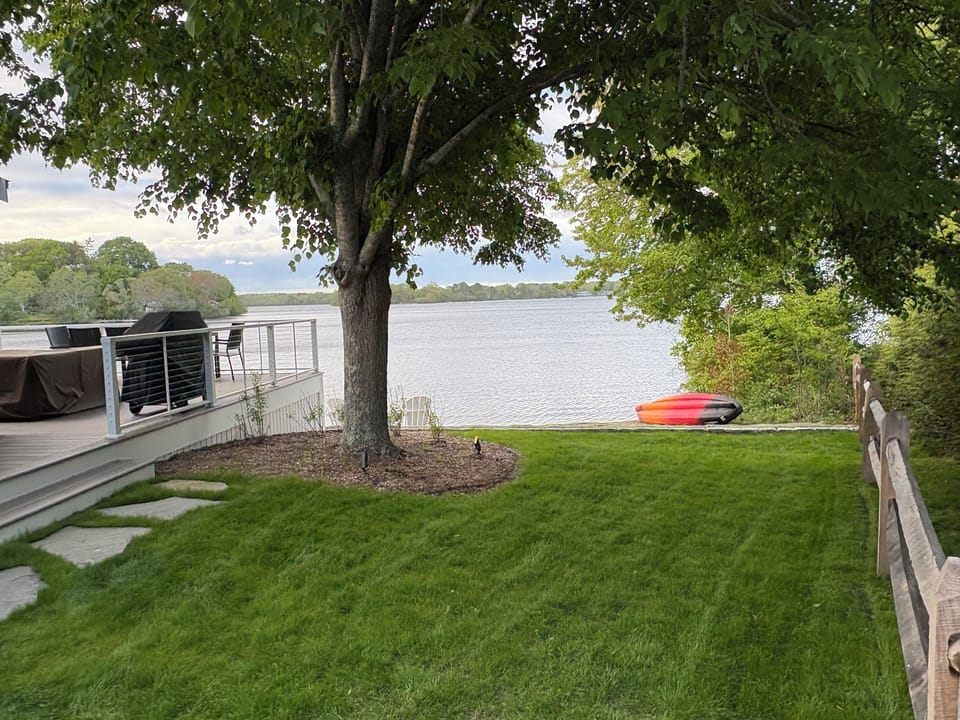 Side yard to Lake and Kayaks 