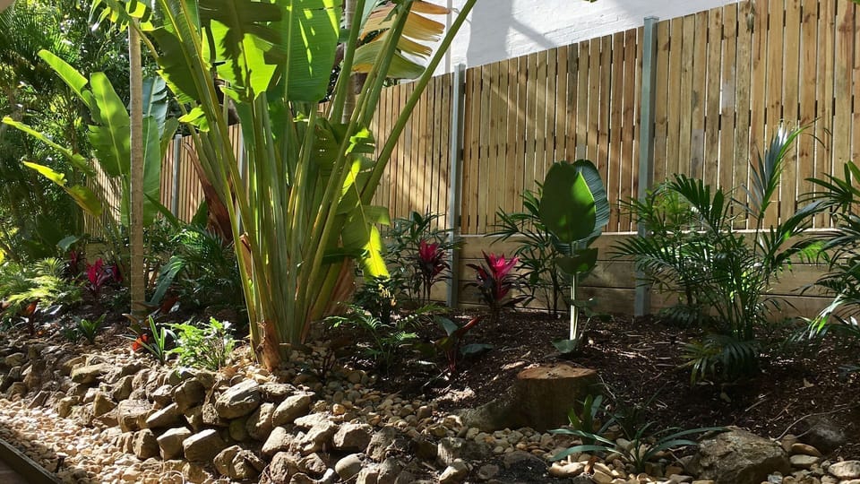Pretty gardens with direct access from our unit.