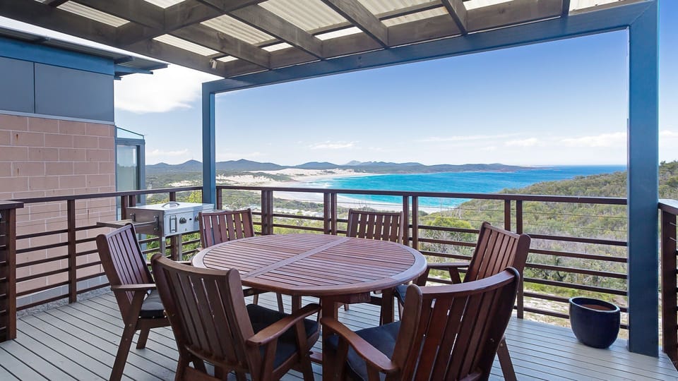 Balcony overlooking One Mile and Samurai Beaches