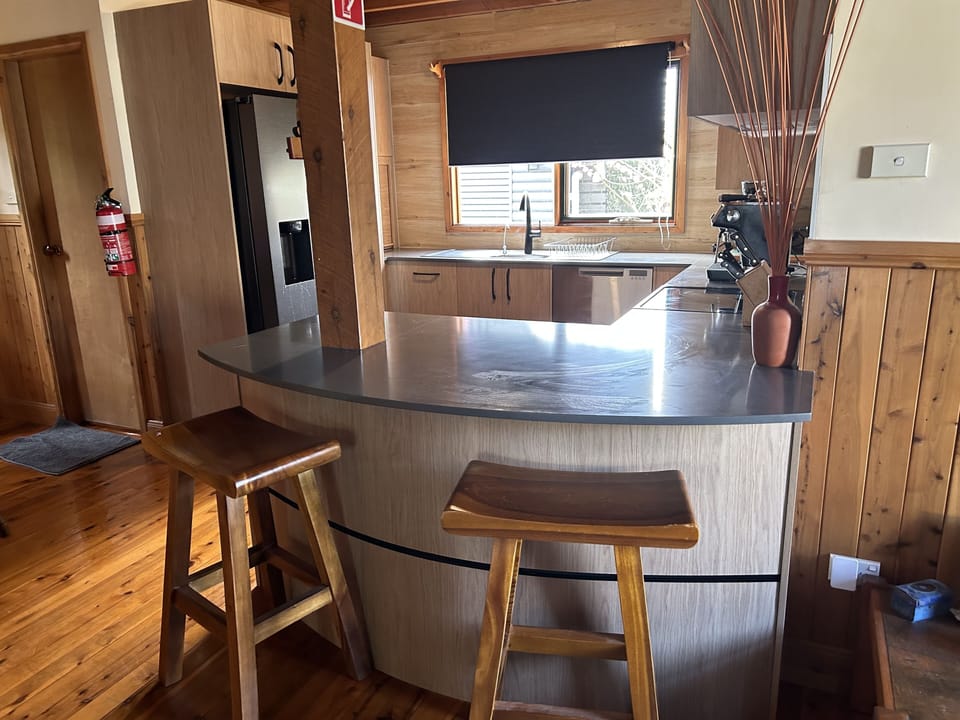 New kitchen with breakfast bar