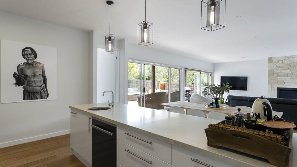 Open plan kitchen