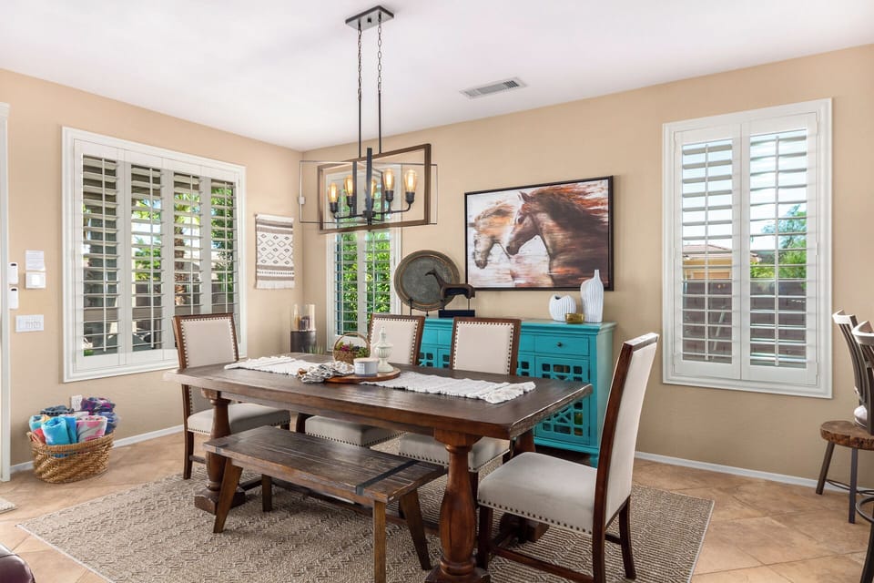 Be as formal or informal as you like...play cards, do a puzzle, or a great meal!