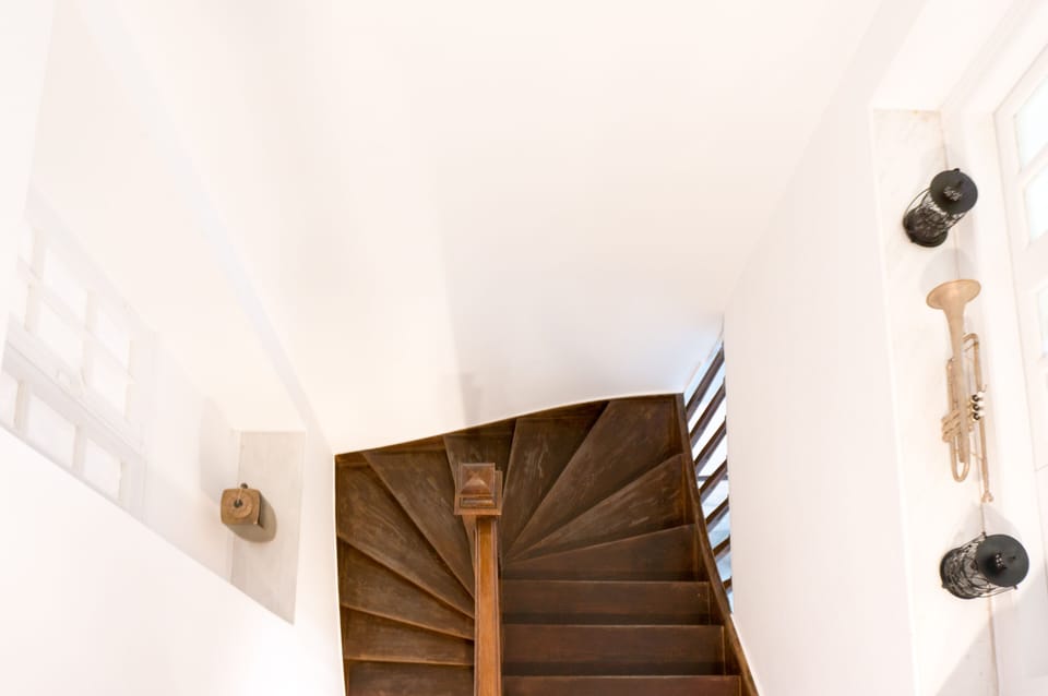 Original wooden staircase 