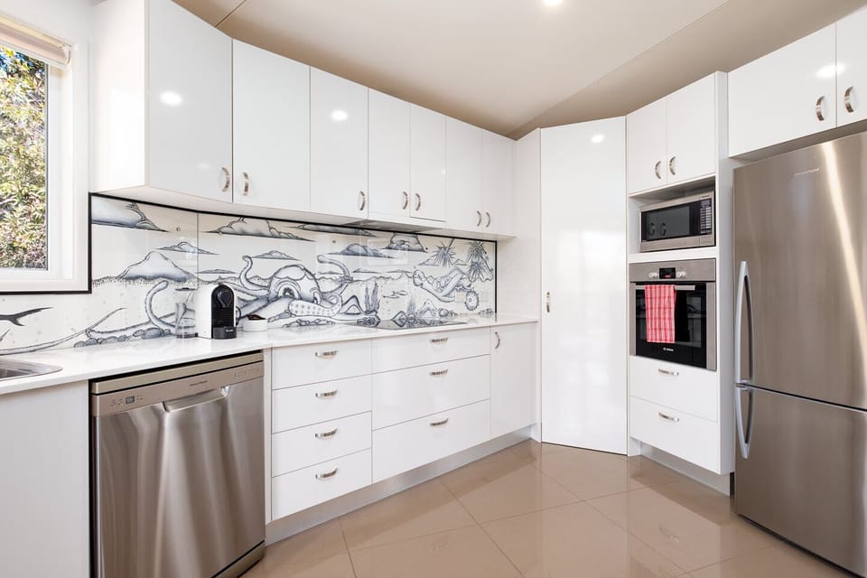 You have a full size Kitchen with all the utensils you need