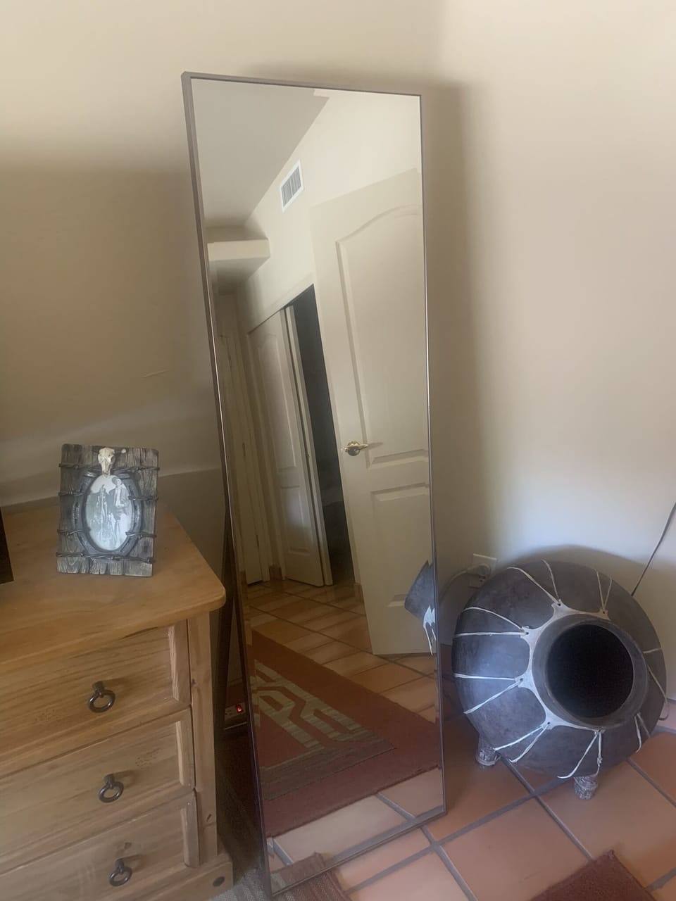 Master Bedroom Full Length Mirror.
