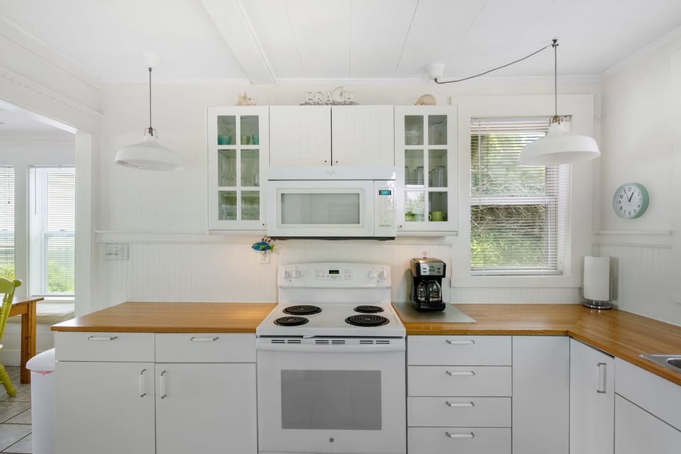 You buy the ingredients, we supply the rest. Well stocked kitchen.