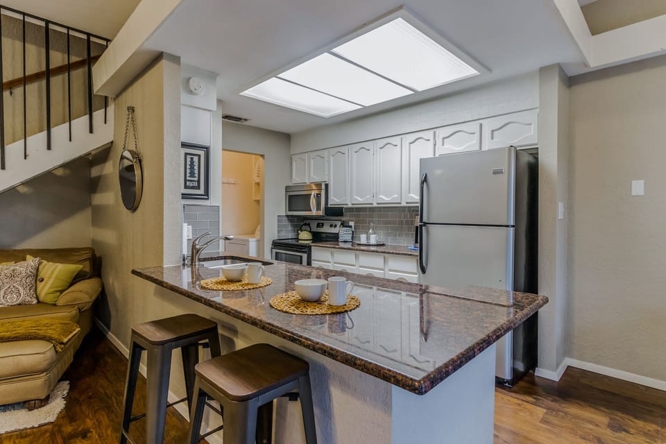 Large kitchen island for gathering, eating or makes a great work station