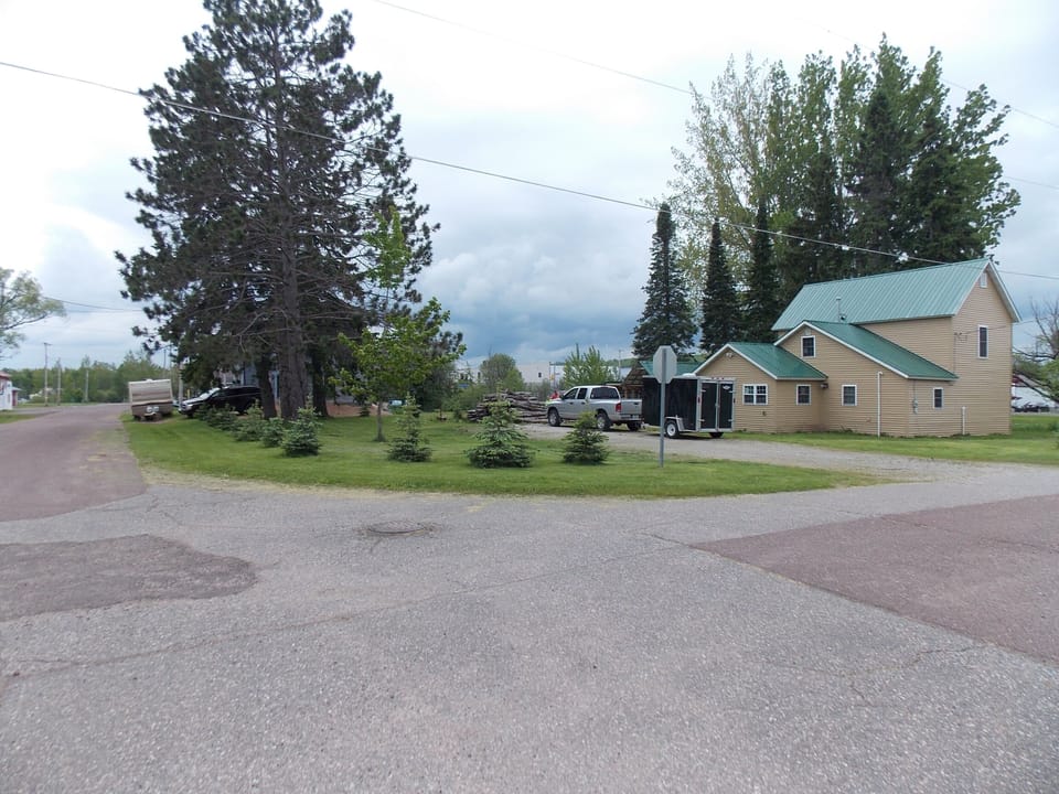 Property view from Turner Avenue in Mass City, MI.