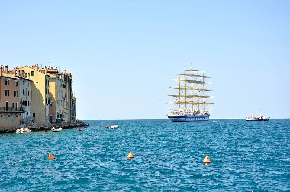 The crystal clear Adriatic sea