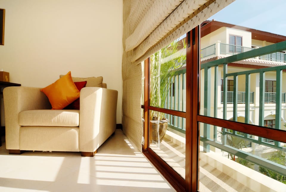 Juliet balcony in master bedroom