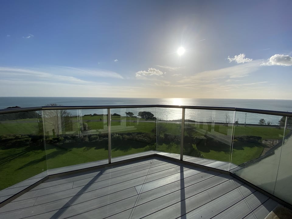 View from the new balcony (in November!)