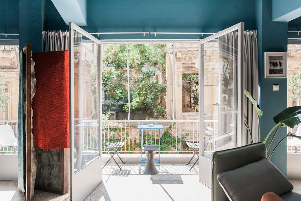 1st floor apt: Private balcony