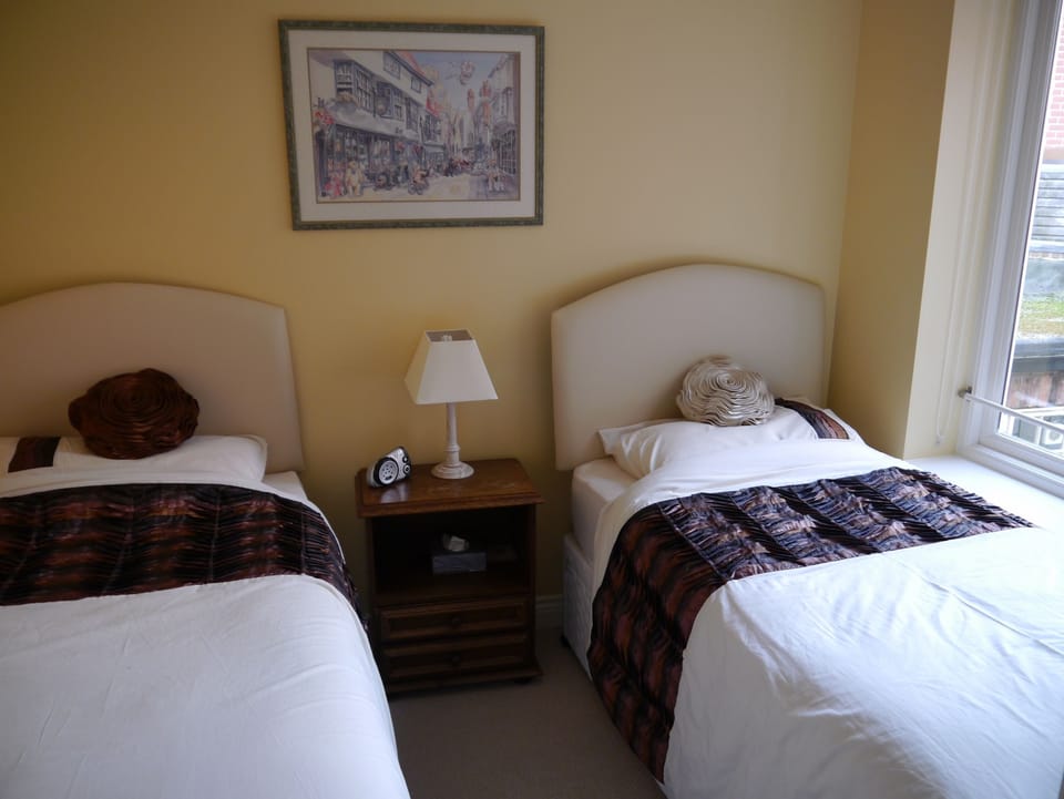Twin divans - ideal for families and friends