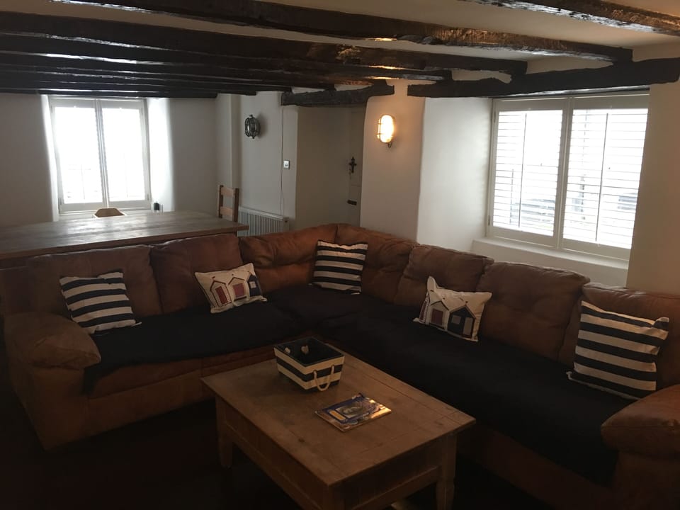 Living room with the large sofa