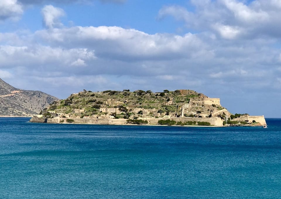 The leper island of Spinalogna, featured in Victoria Hislop's book-20 mins away
