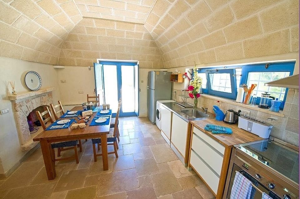 Large fully fitted and equipped kitchen