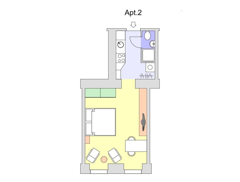 Studio - 30m2