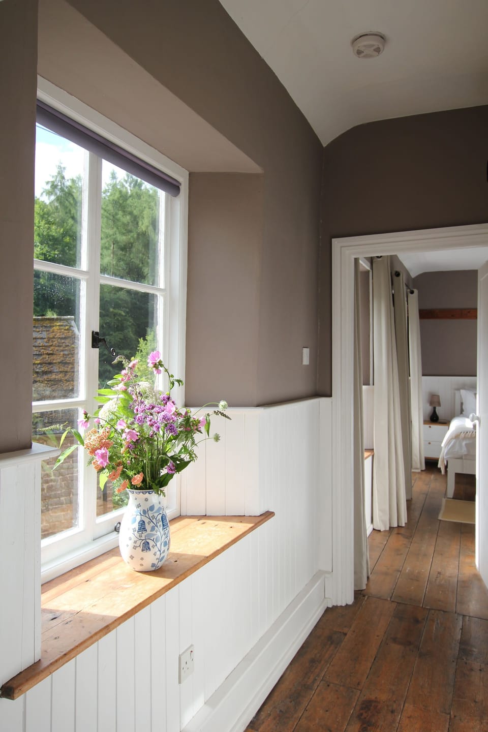 Along the hall