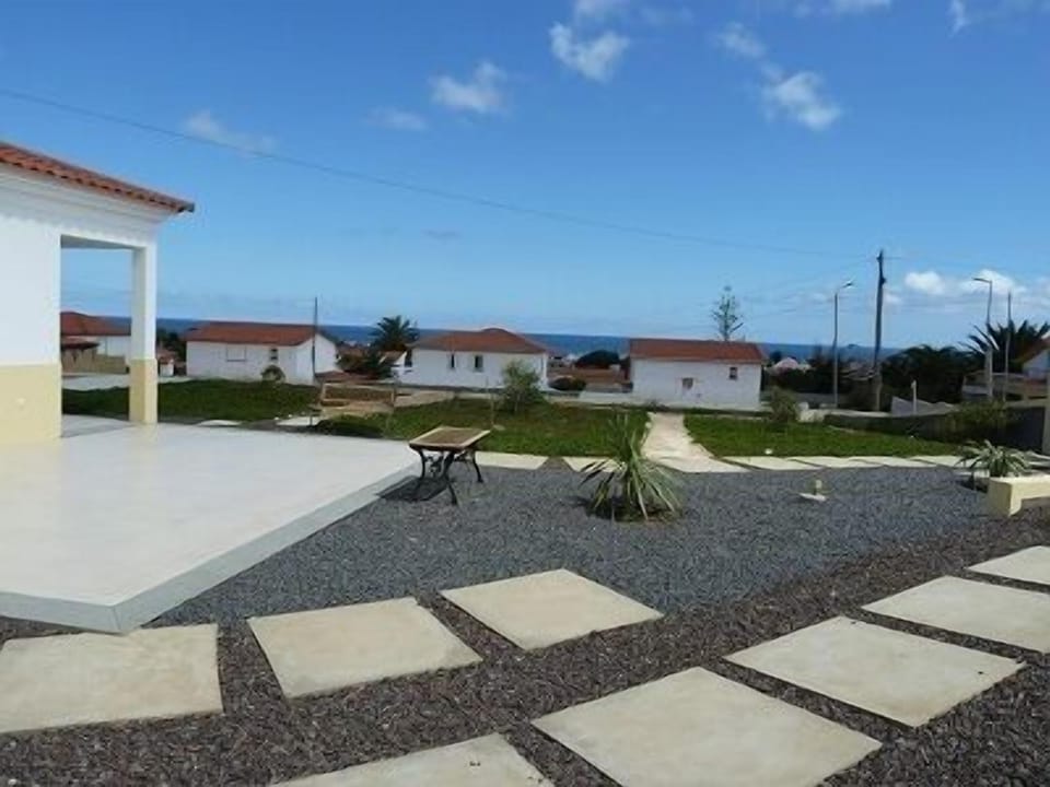 View from the garden to the sea