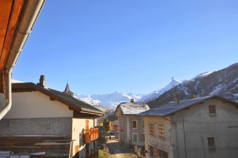 A winter view from the balcony