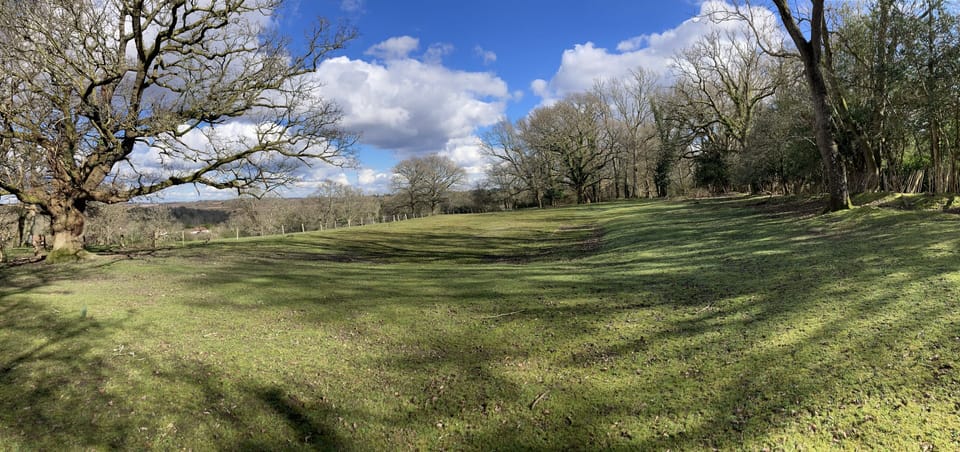 Field with beautiful views for the use and enjoyment of families .