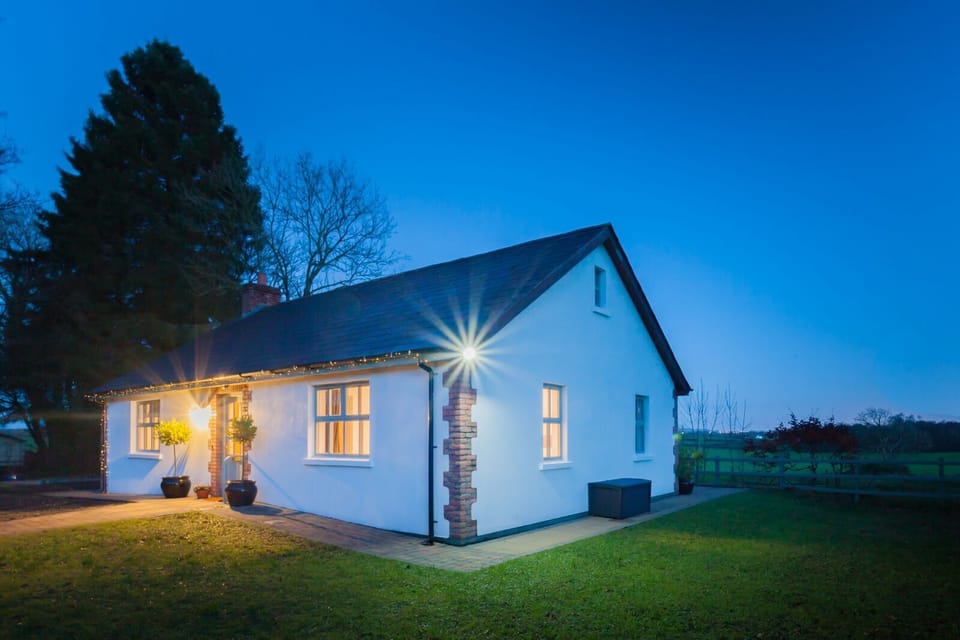 Cottage at dusk
