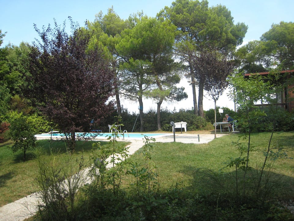 Path from Main villa to pool and poolhouse