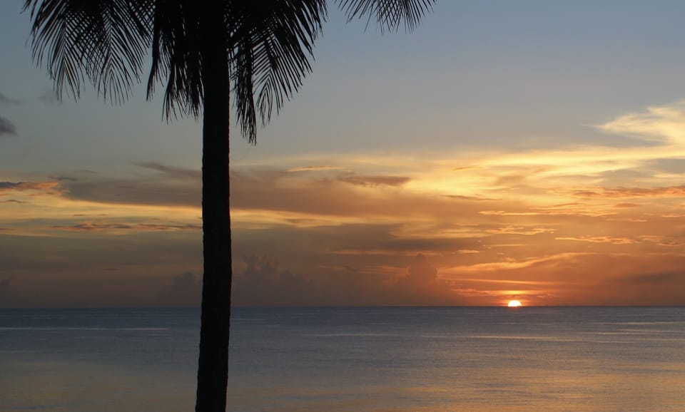 You can't really beat this view...especially with a cold Banks or a Mou