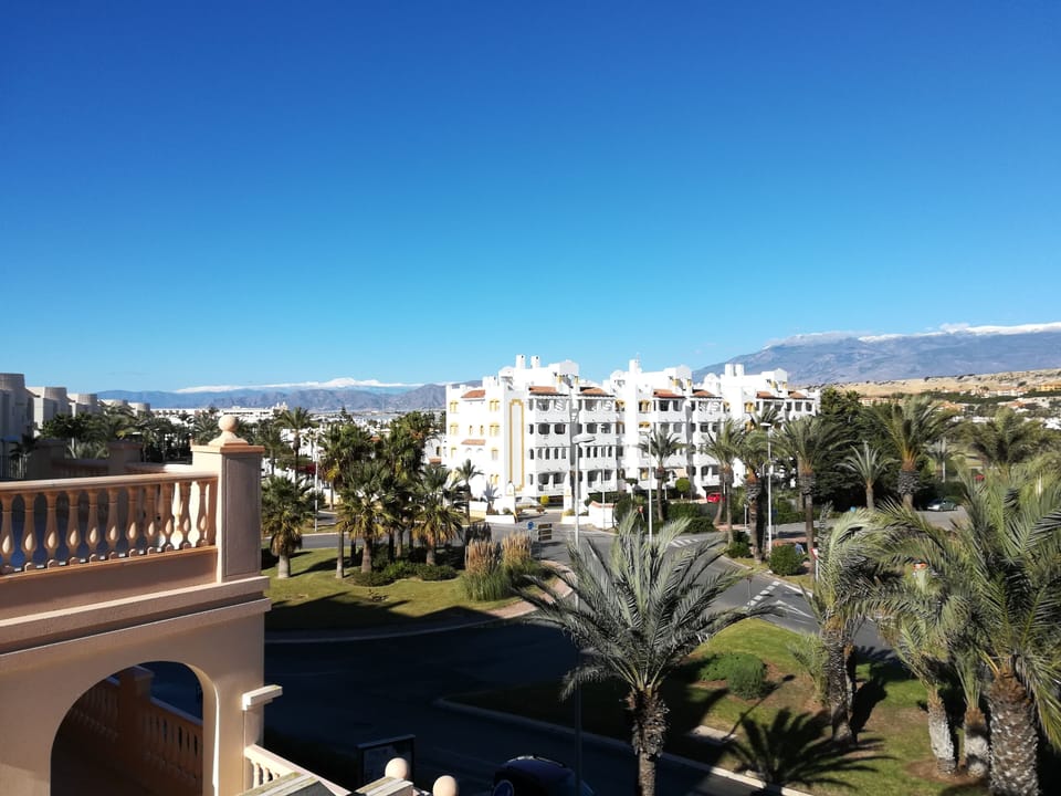 Res. PORTO FINO at the nord side, looking to the mountains & golfcourse. 