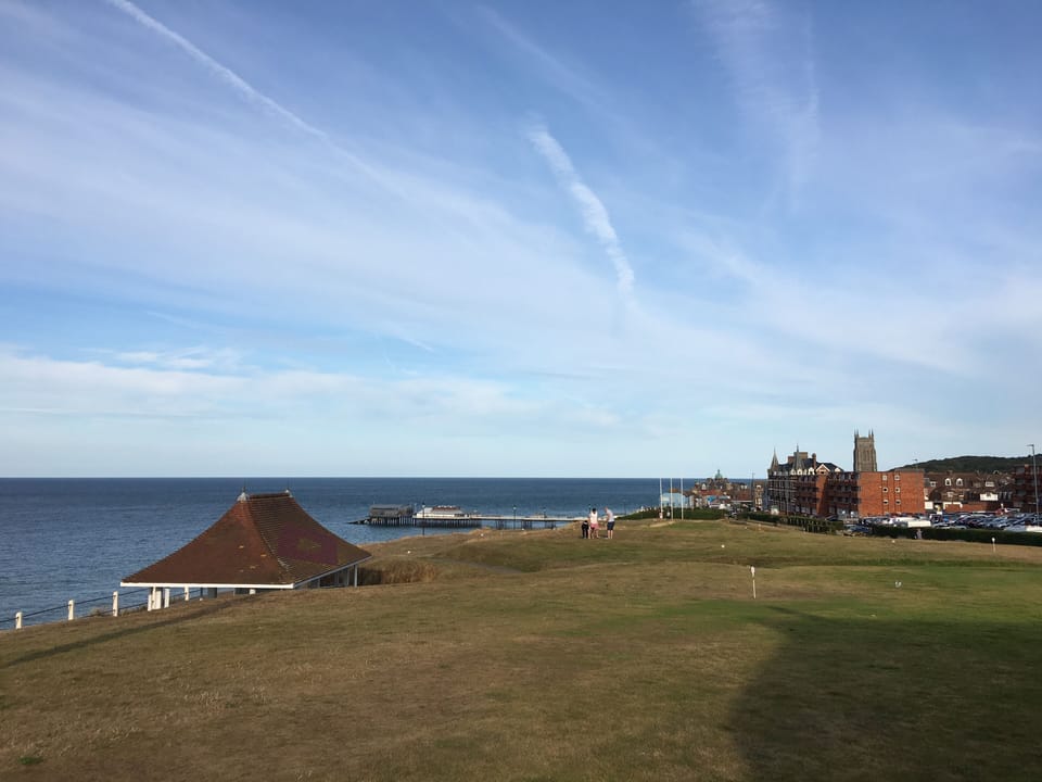 The putting green on the coast