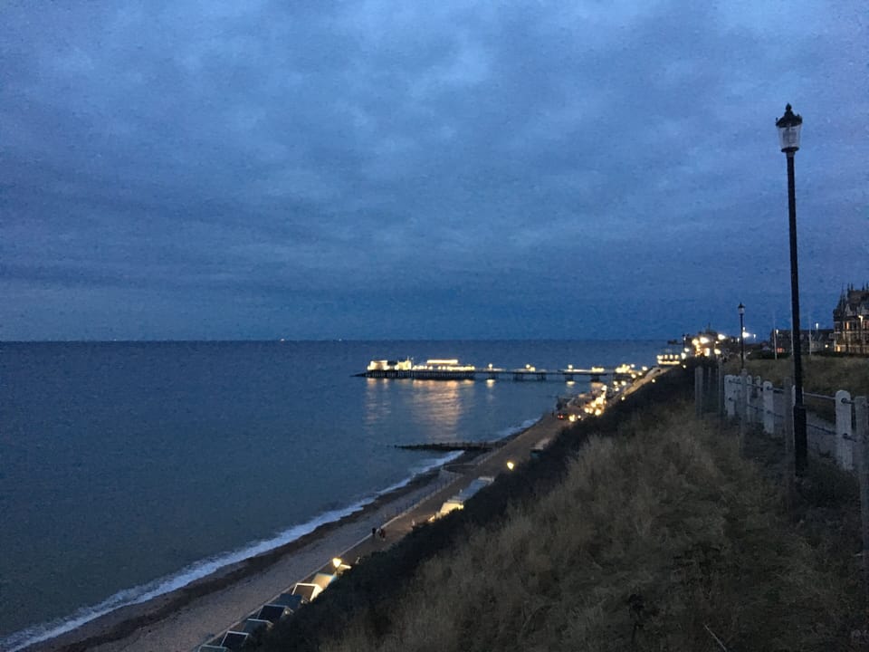 Cromer pier at night