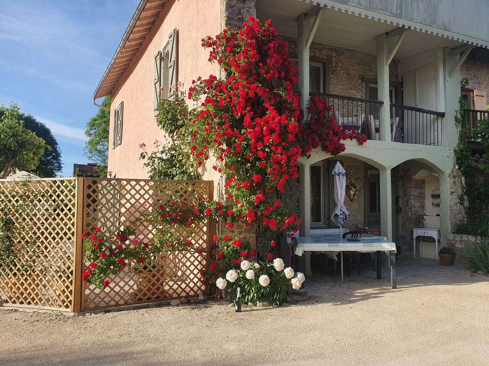 Owner's home across the courtyard